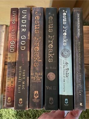 Religious Book Set - Brown, Black, and Cream Spines